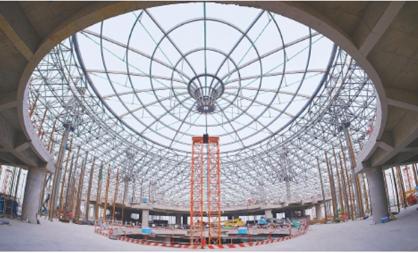 项目强省会|济南机场T2航站楼主体突破