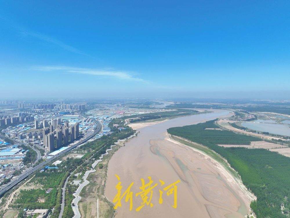 泉城回暖 黄河上空尽是“泉城蓝”