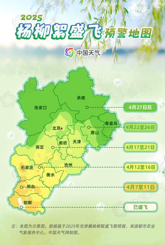 又到飞絮季！2025杨柳絮盛飞预警地图来了 六字口诀全方位防护