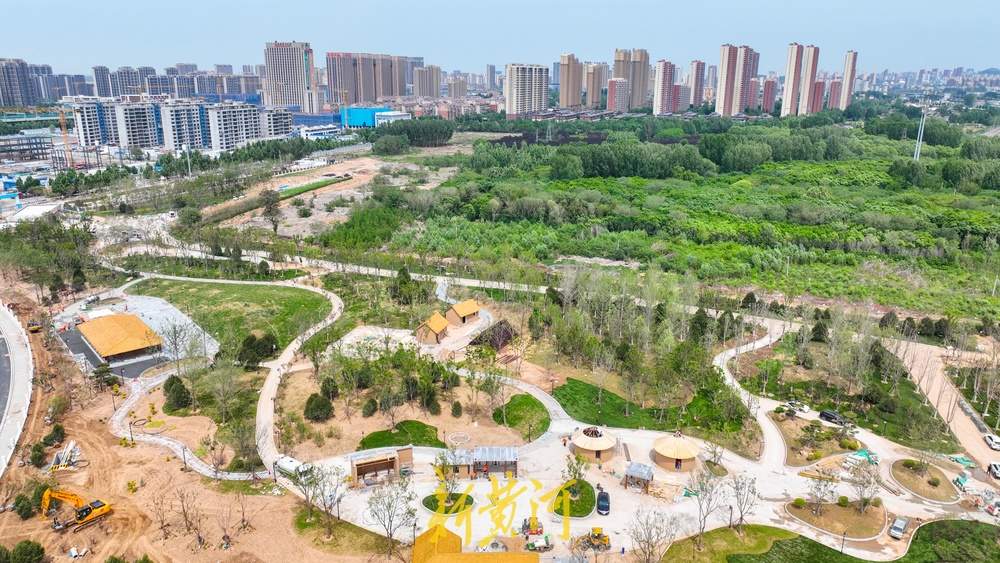 济南大辛庄考古遗址上建公园，园林景观揭面纱