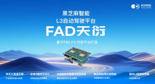 黑芝麻智能以FAD天衍平台锚定L3量产赛道，华山A2000U双芯互联树立安全标杆