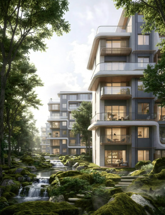 建筑景观一体化设计赋能岛居理想，山水比德中标江苏南通幸余路北、通生路西地块项目