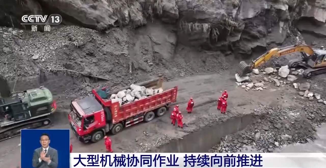手绘地图看G216抢通难度 各方力量持续挺进西藏吉隆受灾核心区