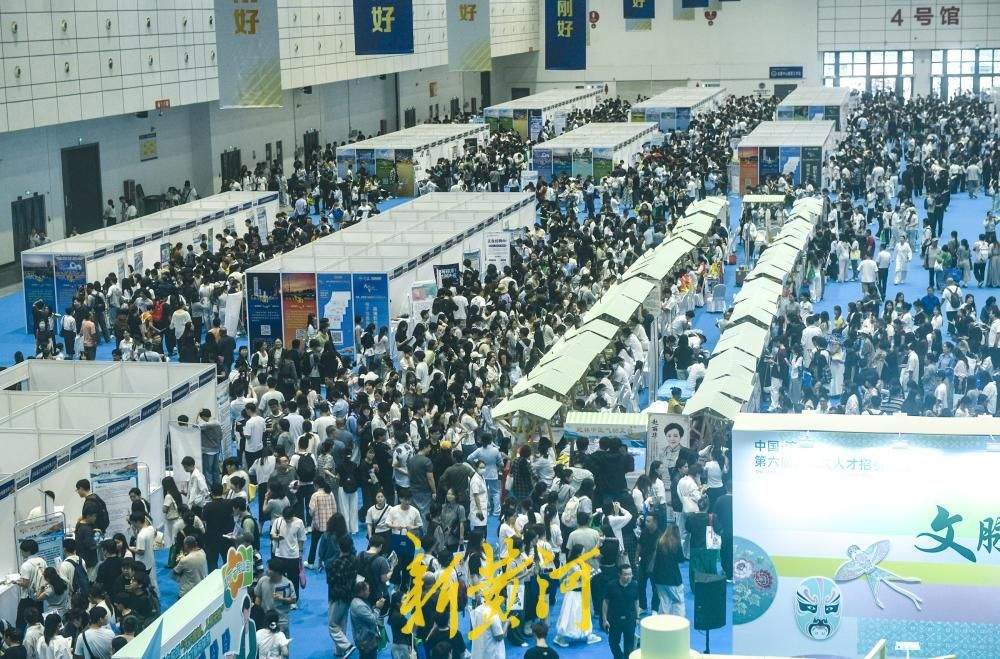 数万求职者涌入人才招引大会 16大专区精准对接