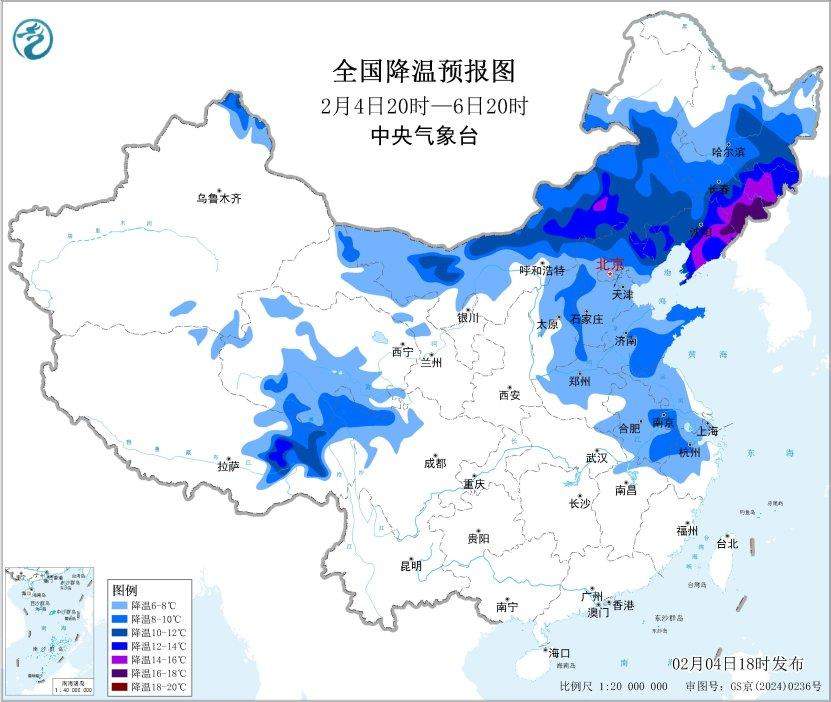 大风+寒潮双预警齐发 东北、江南等地部分地区降温超12℃