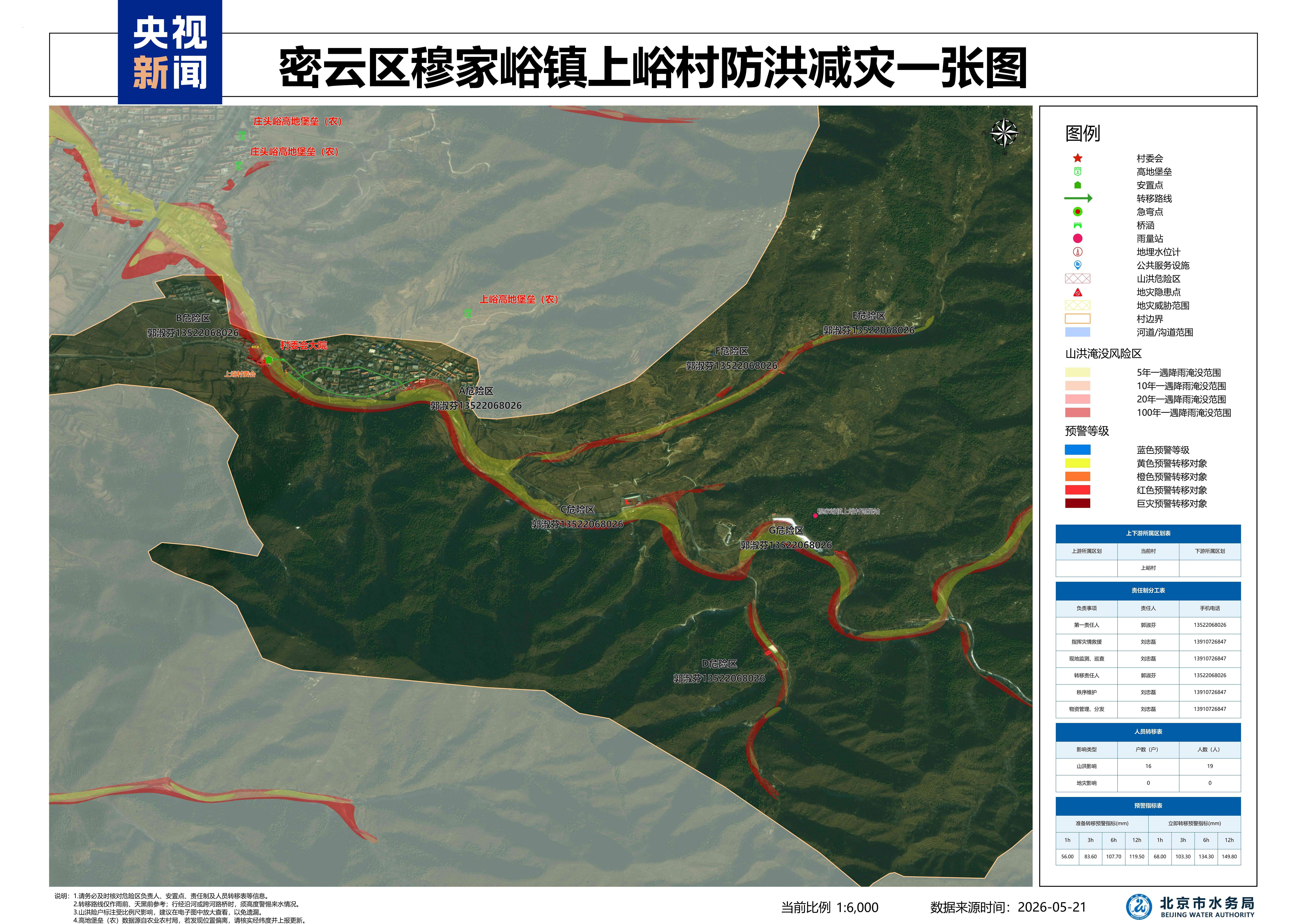 北京山区防洪减灾“一张图”上线 1223个险村纳入智慧预警系统