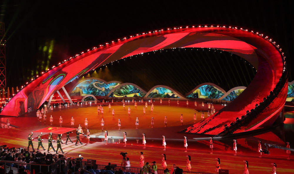 第六届亚洲沙滩运动会在三亚开幕