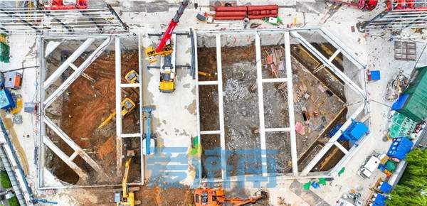 项目强省会｜济南大明湖畔地铁站新进展 地下车站主体“揭面纱”