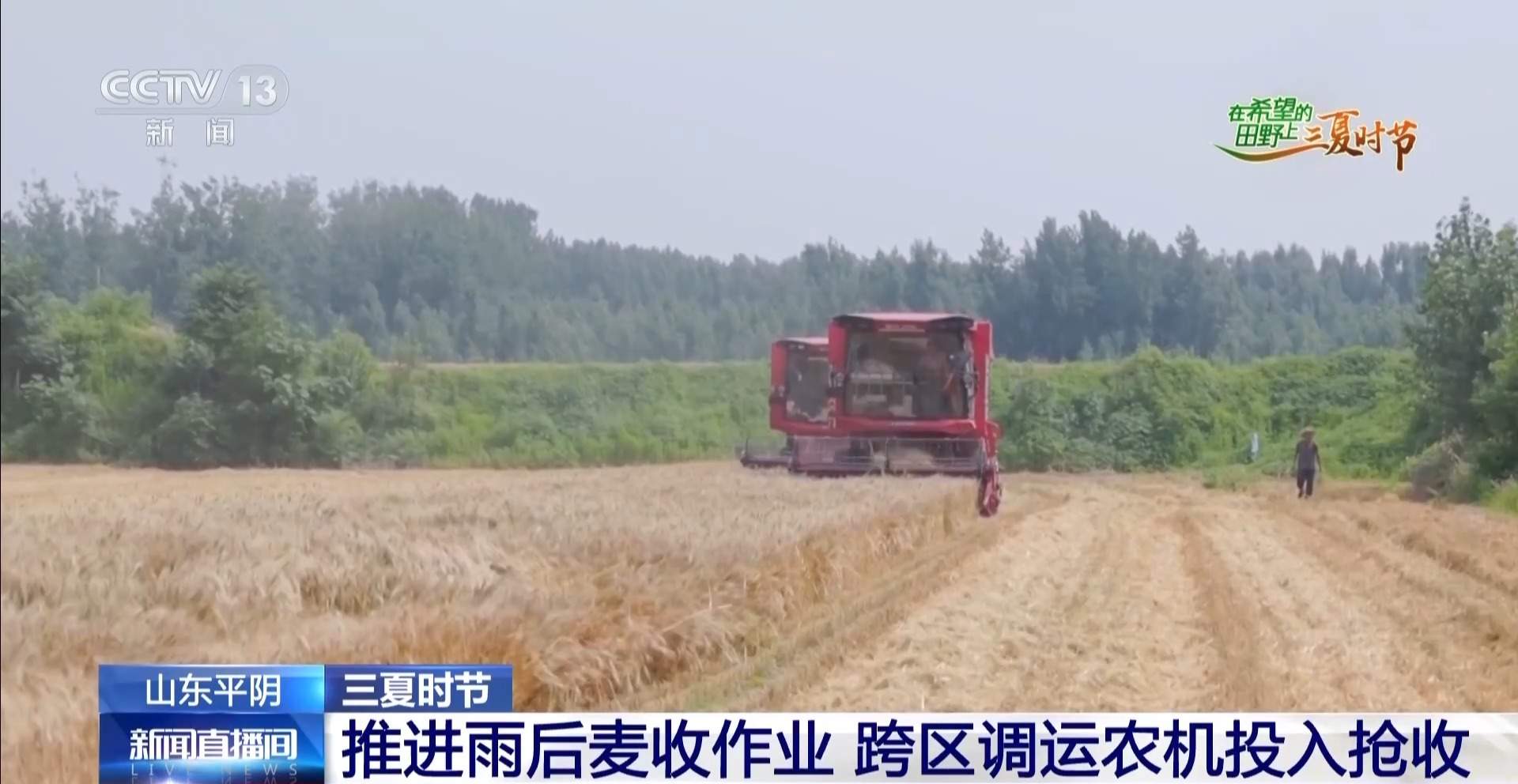 田间“数字哨兵”上岗 智能农机护航“三夏”丰收