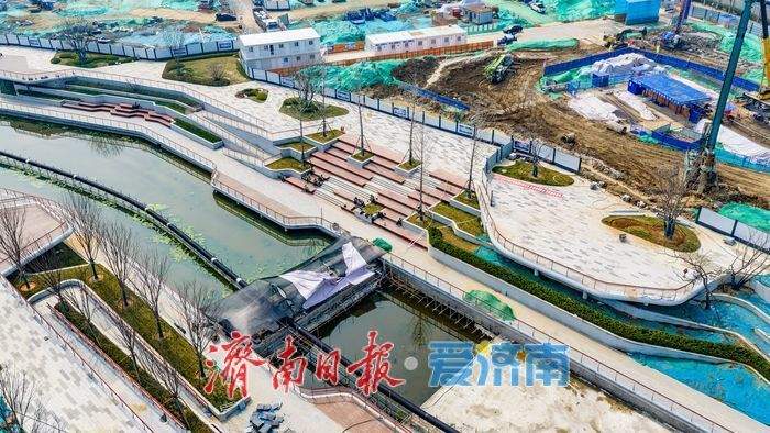 全福河景观提升初见成效 昔日泄洪河道将变身滨水公园