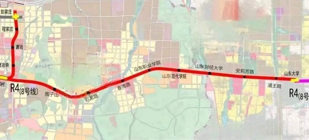 济南最新地铁线路图，9条全部整理齐了！