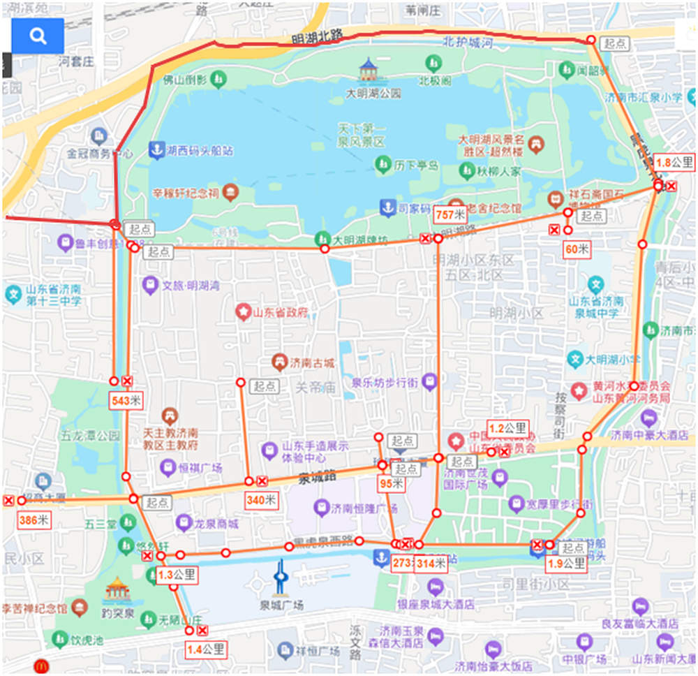 济南三区联合发布天下第一泉风景区周边禁行动力驱动三轮车、低速四轮车的通告