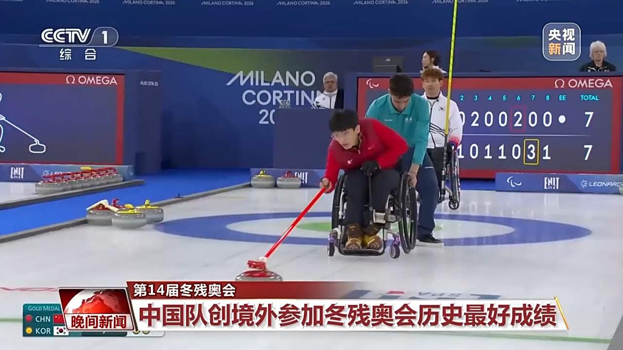 中国队创境外参加冬残奥会历史最好成绩