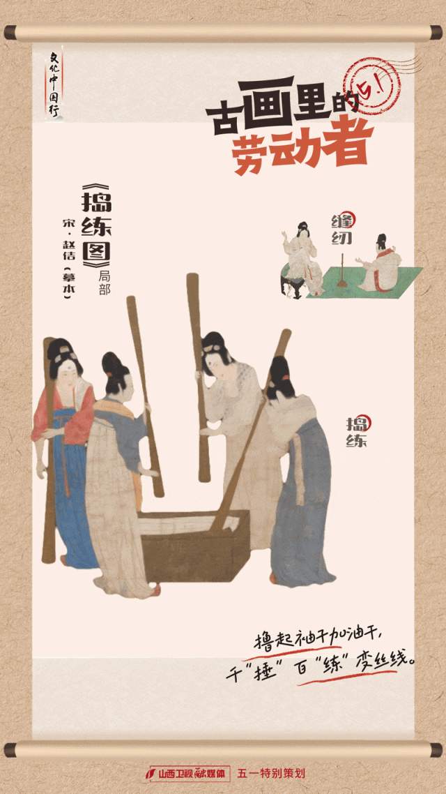文化中国行｜穿越时空，遇见古画里的劳动者～