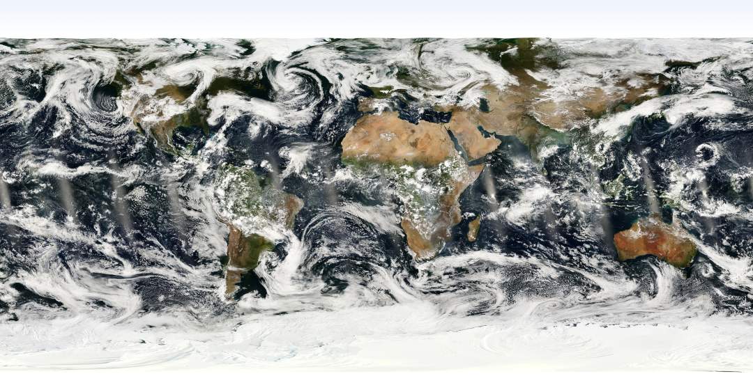 覆盖大气、极地与空间天气 风云三号H星首套图发布