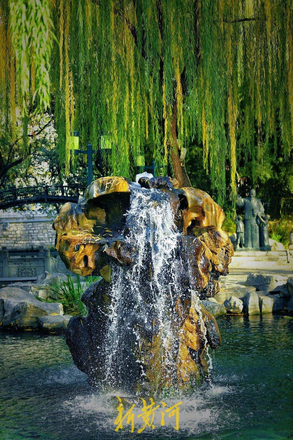 济南“月牙飞瀑”胜景持续在线突破100天