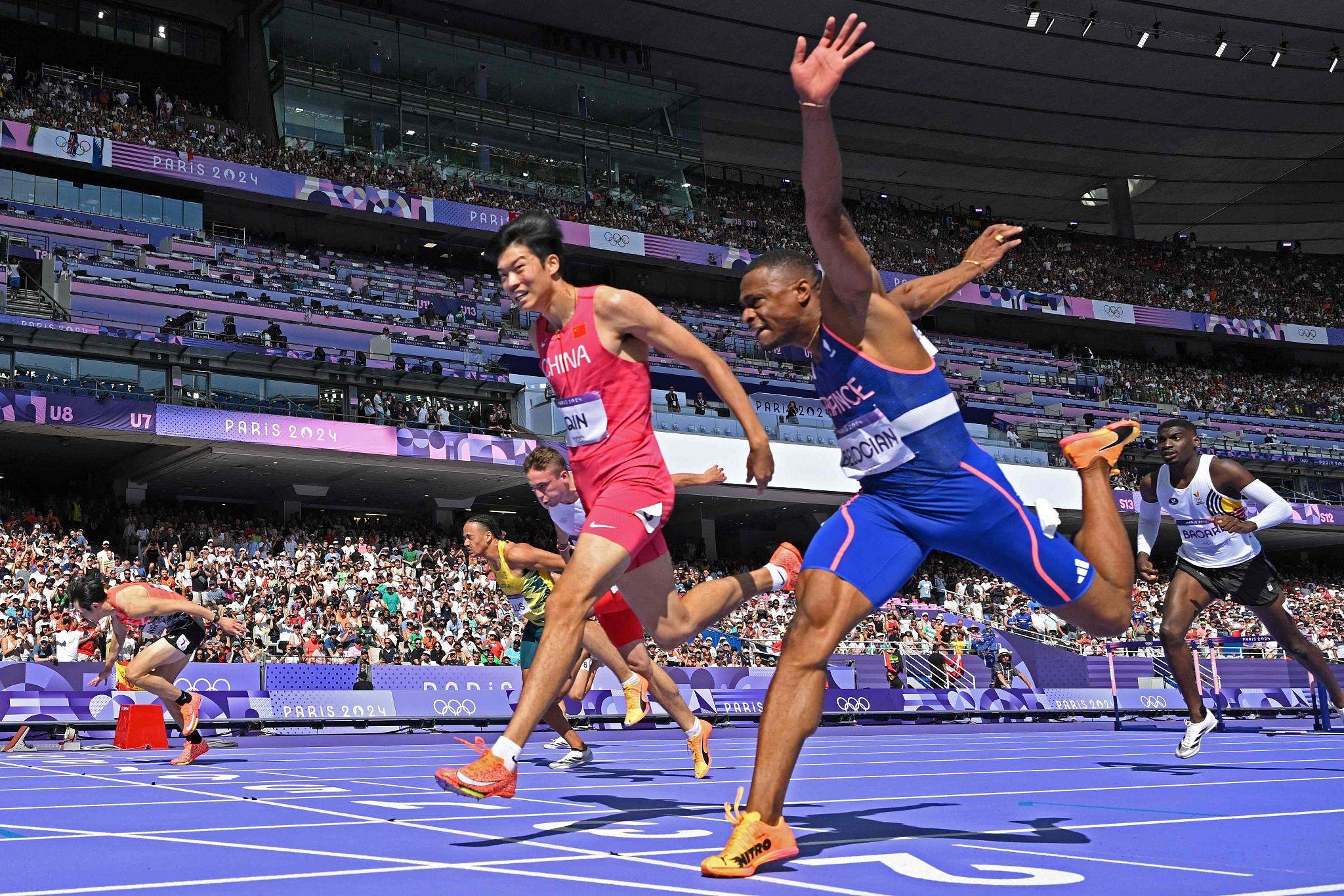 秦伟搏晋级巴黎奥运会110米栏半决赛