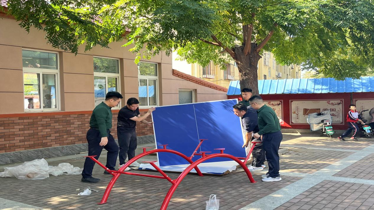 莱芜城投乒乓球俱乐部“星耀计划”志愿服务项目进校园