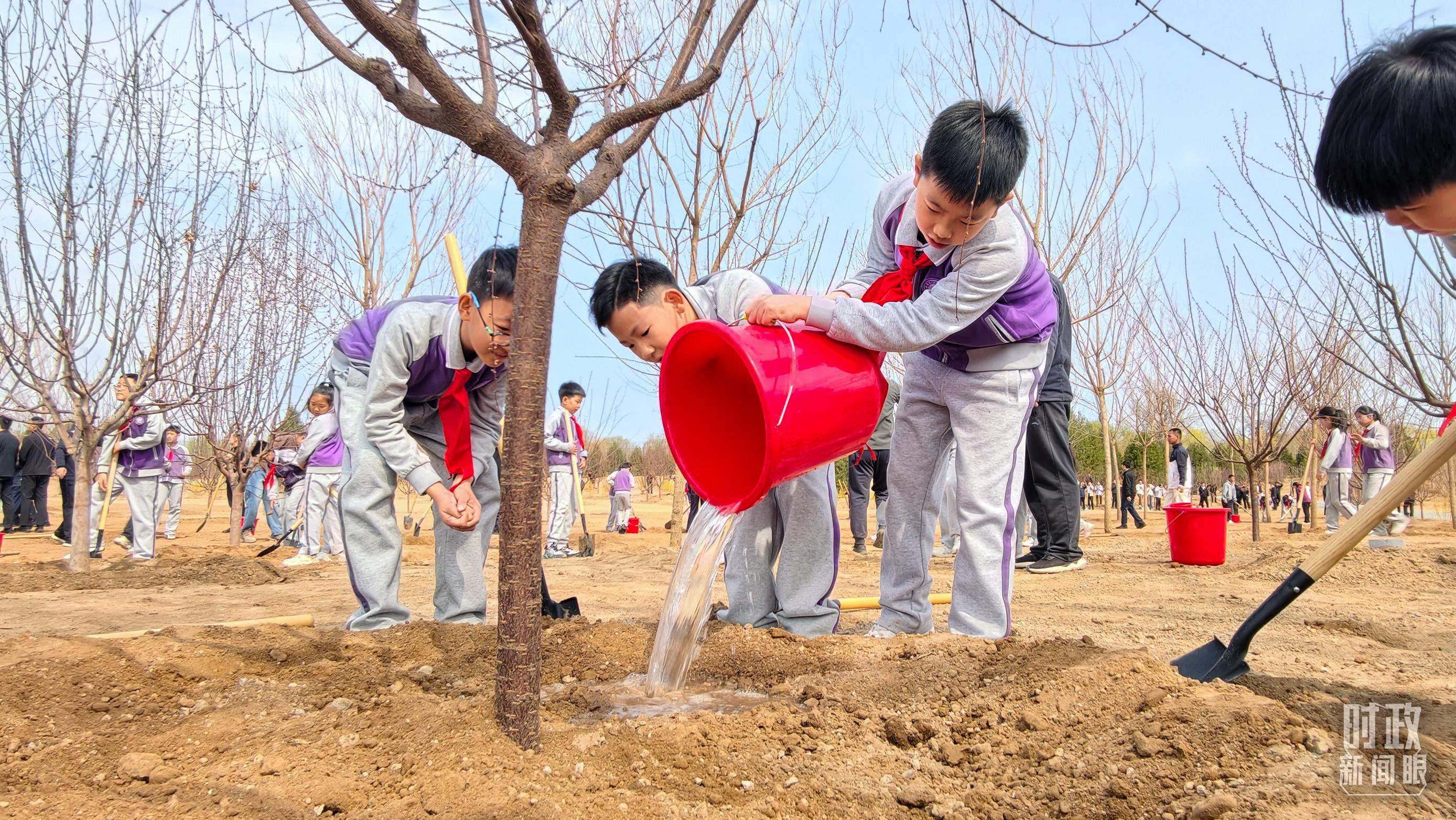 时政新闻眼丨在首都义务植树活动现场，习近平强调这件利国利民的大事