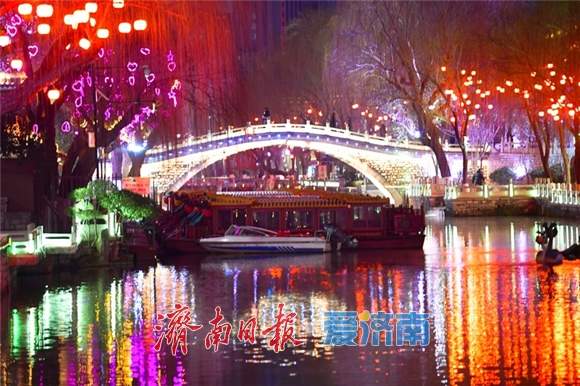 “三景融河·光映泉城”,济南市第45届天下第一泉迎春花灯会蓄势待发