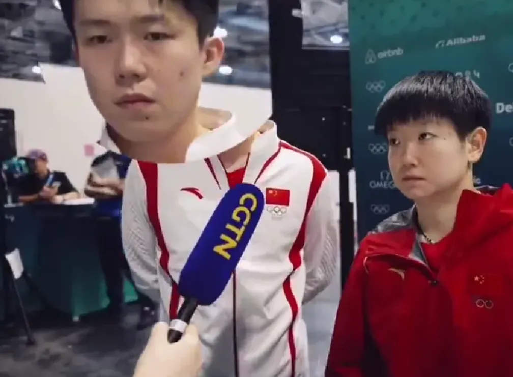 王楚钦躲采访:放过我们 网友：这次理由很充分