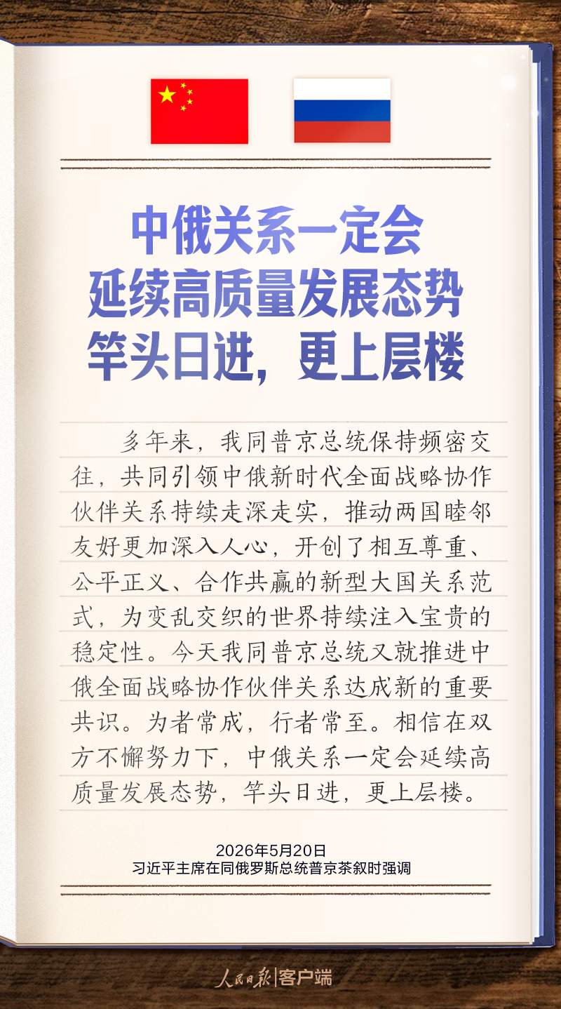 学习笔记丨“推动中俄关系实现更高质量发展”