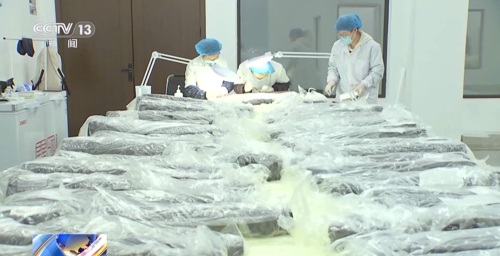 武王墩墓中发现"纱" 考古队用"丝绸"治疗文物的"癌症"