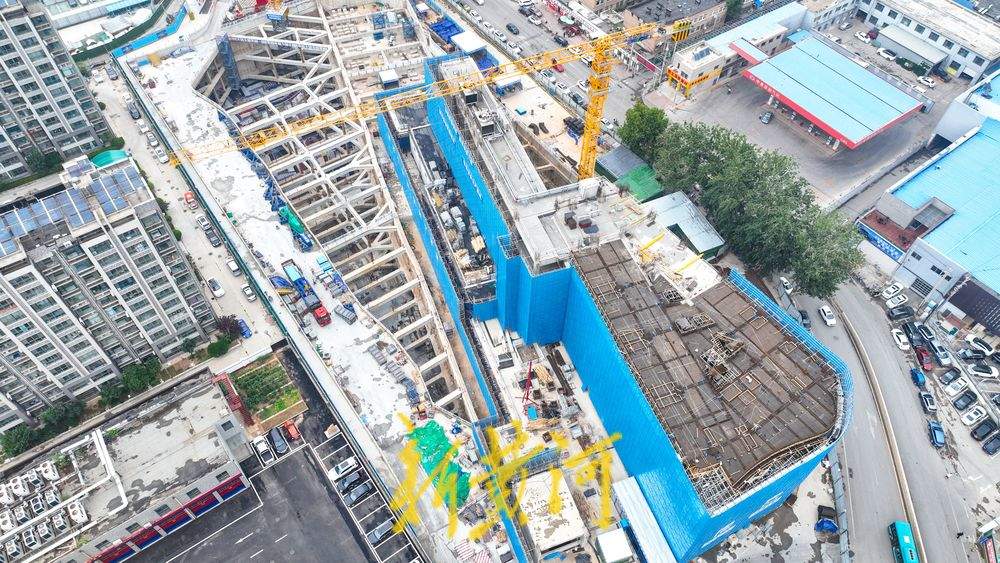 经十路旁地铁上盖综合体建设“提速”