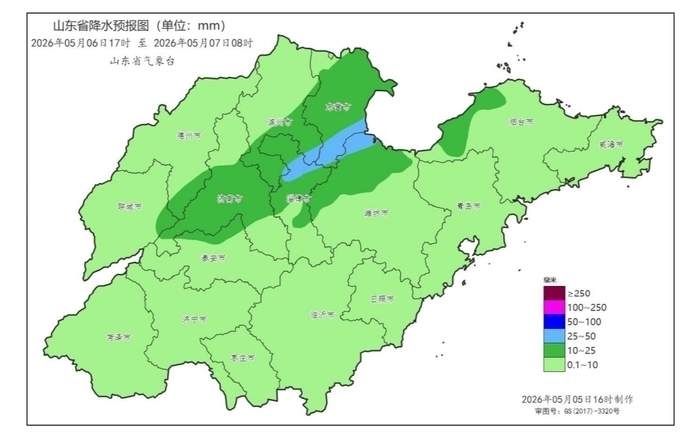 山东发布强对流天气预报，济南、淄博等地局部有小冰雹