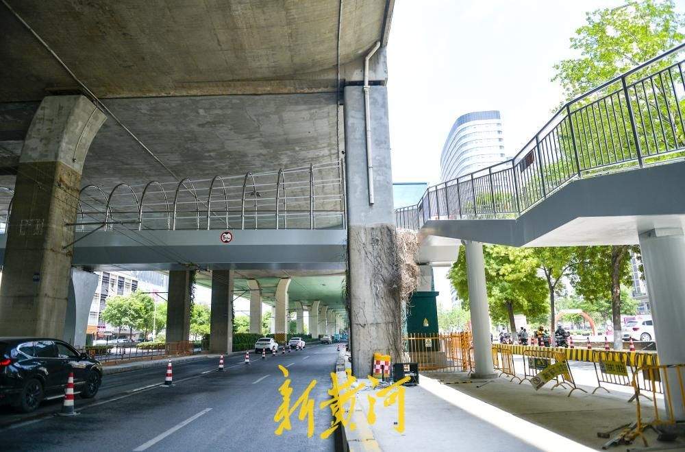 项目强省会｜济南全福立交桥西侧人行天桥今晚启用