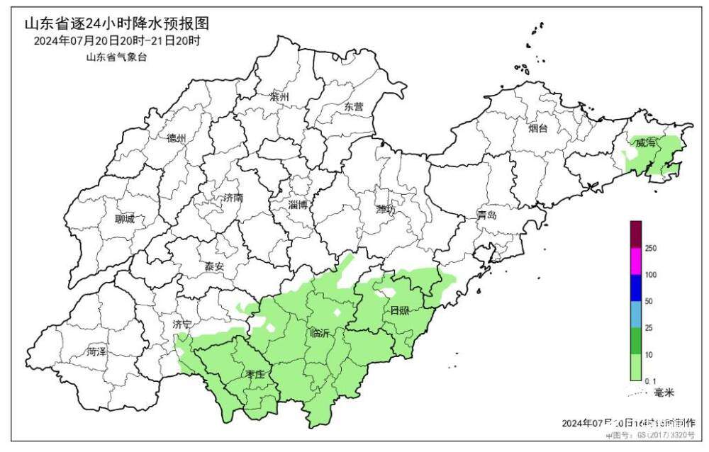 山东本轮降雨基本结束 21日夜间起再迎明显降雨