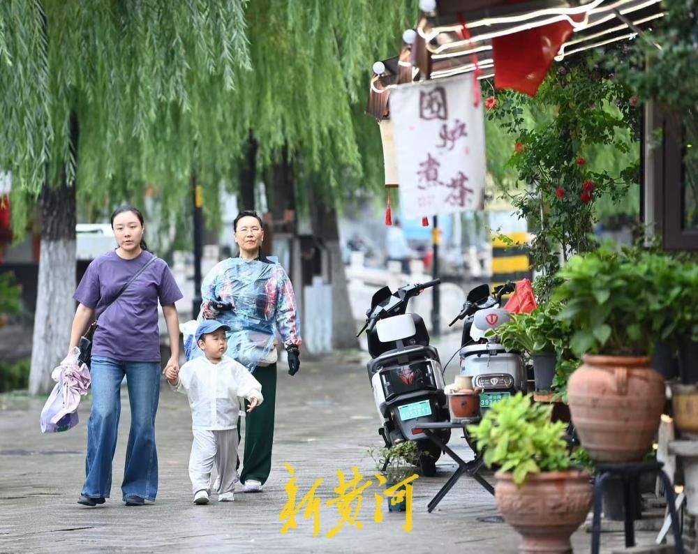 泉城秋凉气温骤降，明府城寻泉热度不减
