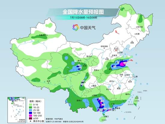 黄淮等地降雨较强局地有大暴雨 新疆重庆高温将超40℃