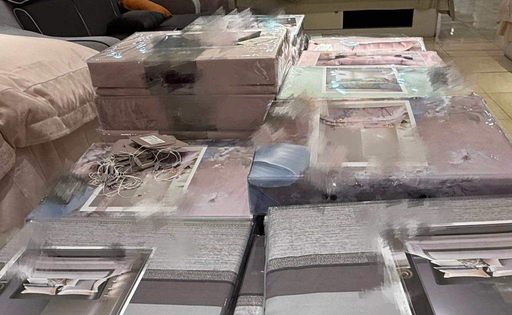 标签信息随意 小心高端四件套以次充好