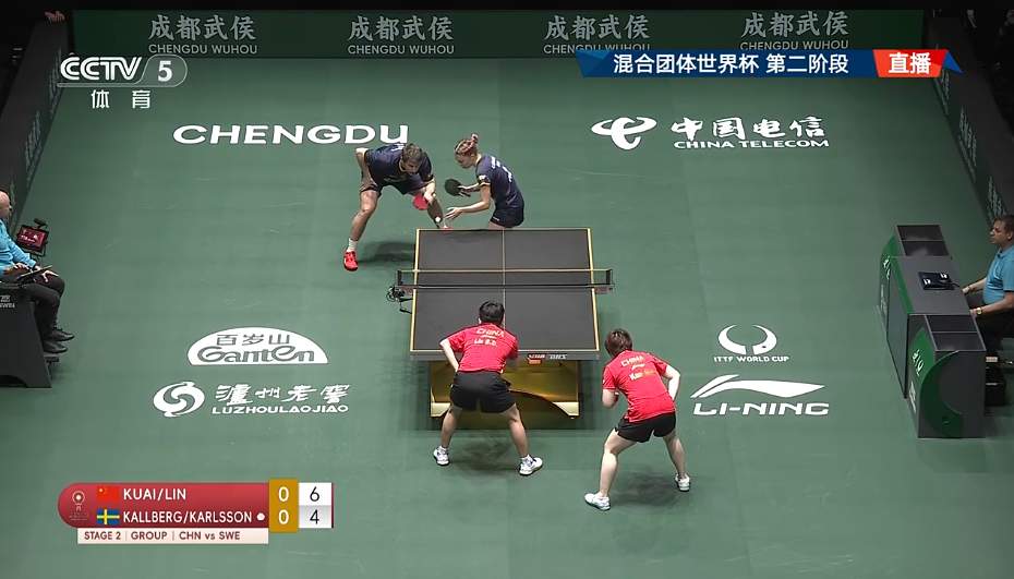 国乒九连胜！混团世界杯中国队8比4战胜瑞典队