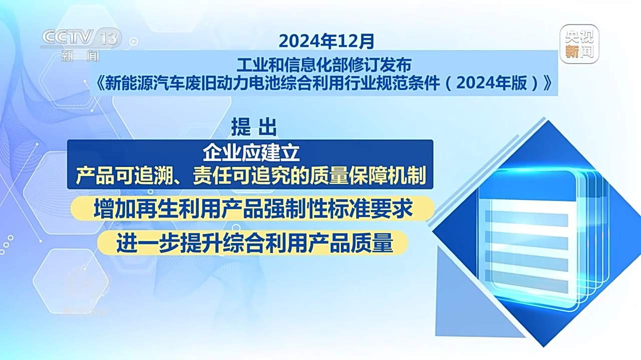 新能源车动力电池迎来“退役潮” 如何实现“再生”？