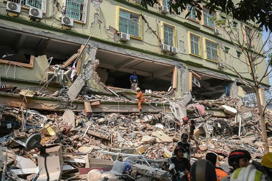 缅甸强震已致该国3600人死亡