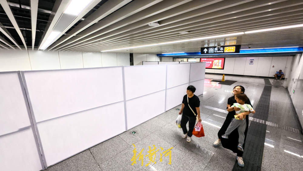 300多米长地下通道“现身” 将连通地铁站点与济南火车站北广场