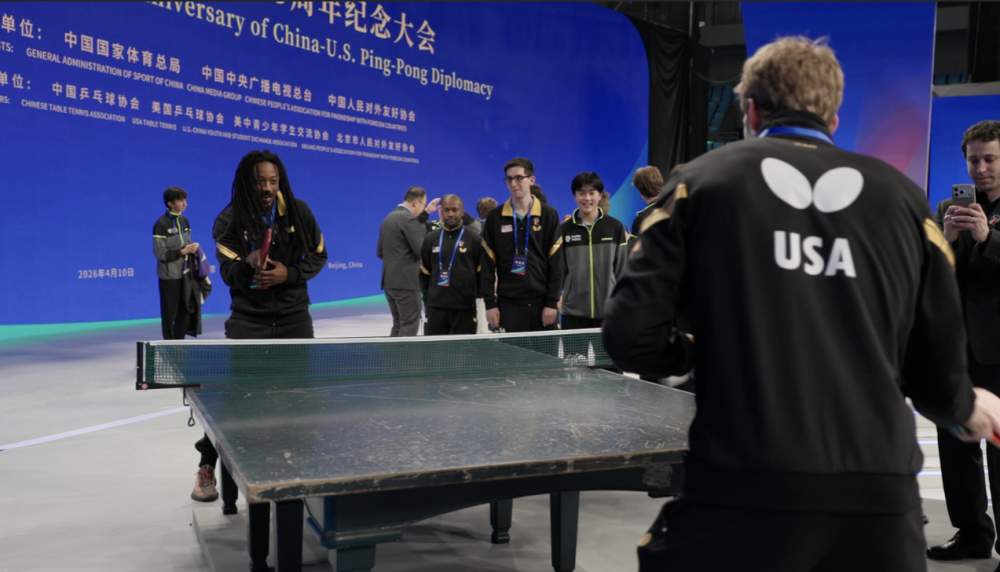 时政镜距离｜跨越55载，再续“乒乓情缘”