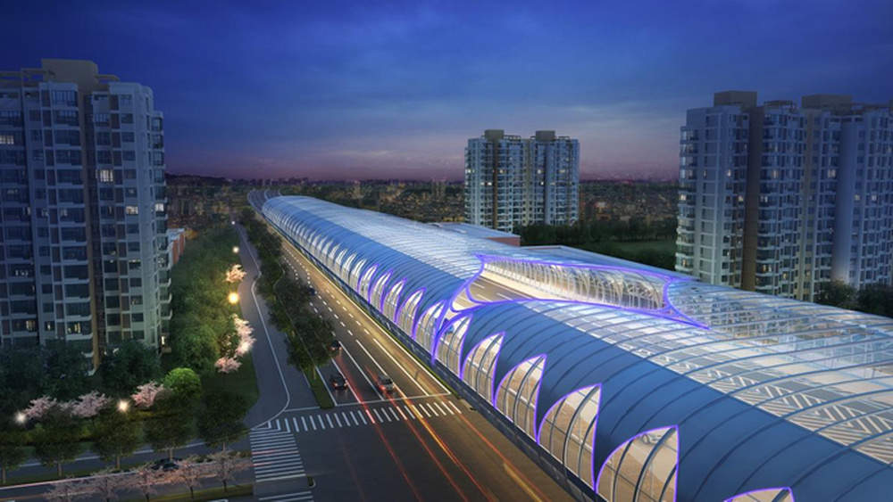 中建八局发展建设公司高效推进济南凤凰黄河大桥南延工程建设，建成后将串联济南东站、遥墙机场两大核心交通枢纽