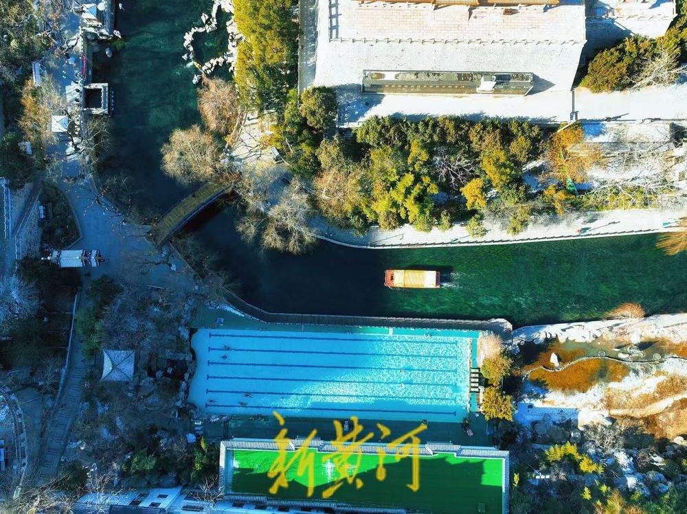一年四季 泉在济南｜寒潮挡不住热爱，济南护城河畔冬泳爱好者热情不减