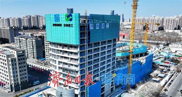济南地铁2号线腊山站上盖商业综合体有序推进
