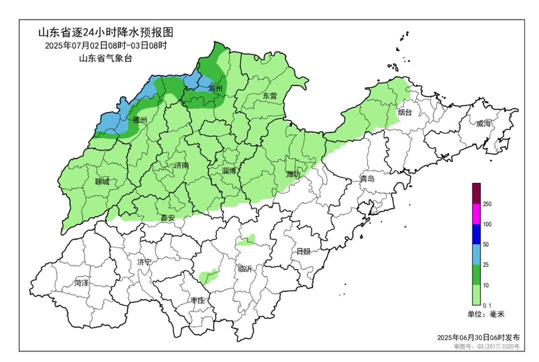 山东“雨雨雨”模式还要持续3天 周四起高温“唱主角”