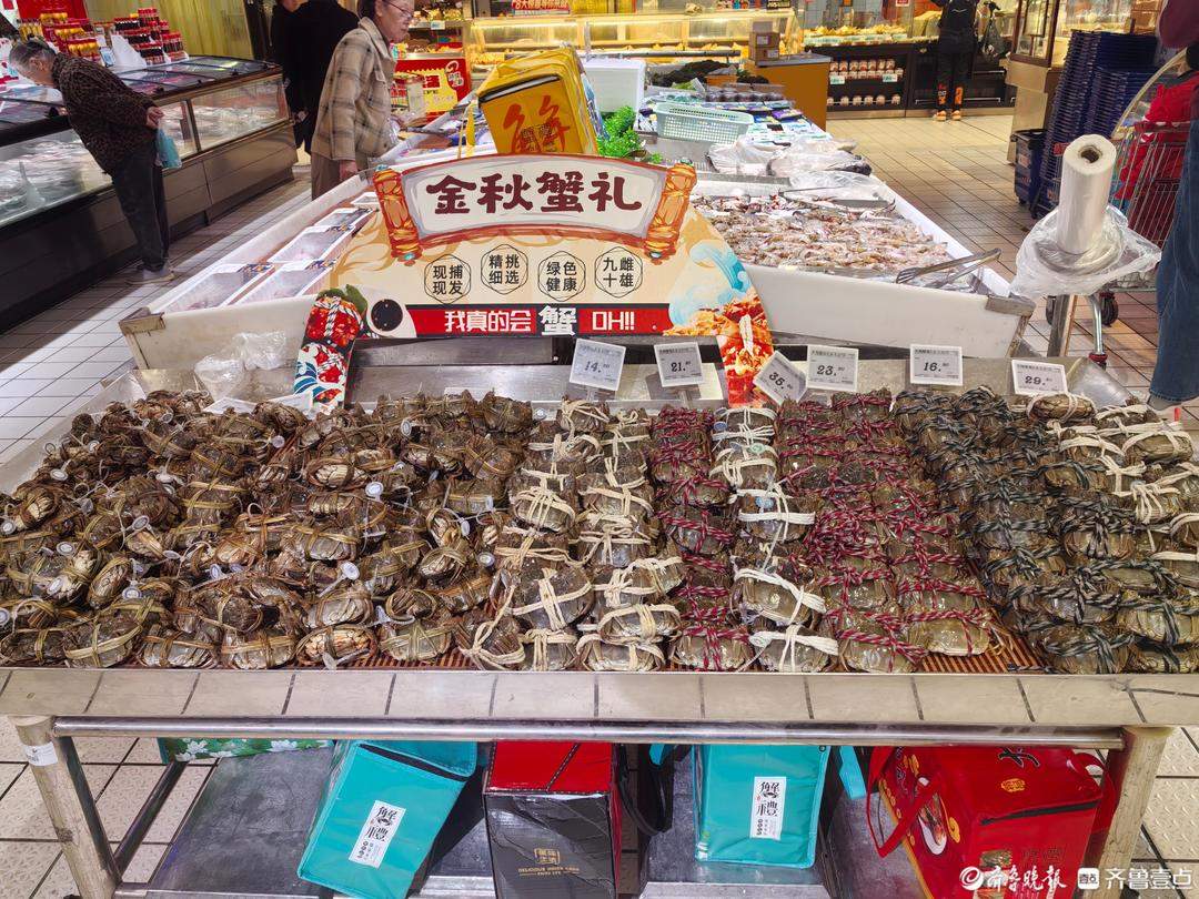 黄河口、微山湖抢滩“蟹战”，济南一市场能日销十万斤