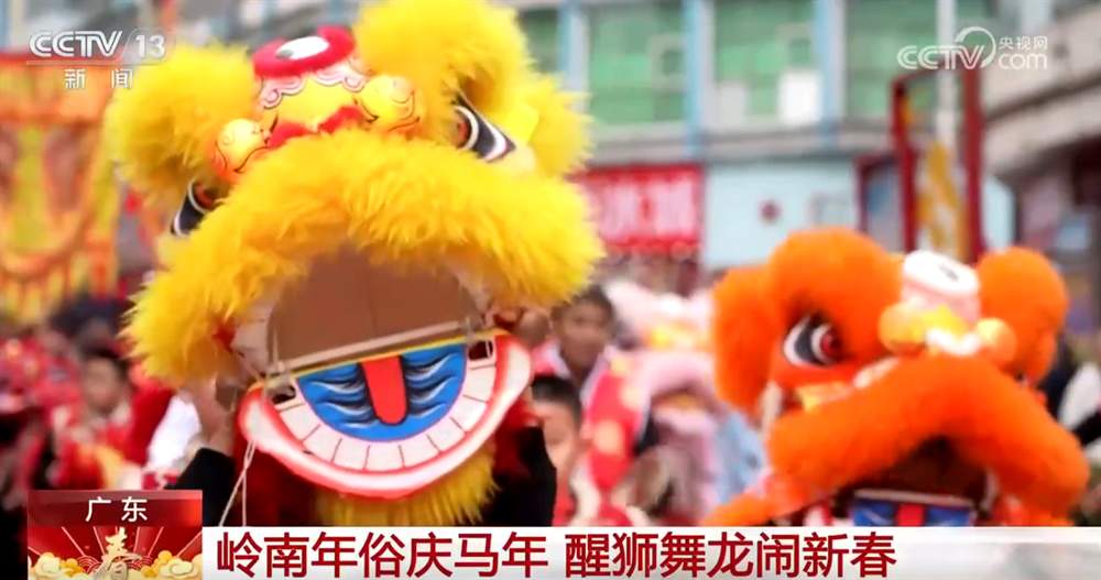 锣鼓敲、狮舞起“拉满”春节氛围感 精彩表演洋溢浓郁“非遗”年味儿