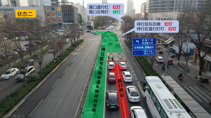 注意济南经七路与纬十二路交叉路口通行规则有变