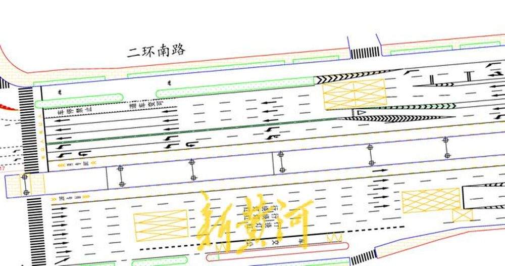 济南二环南高架路舜德路下桥车辆禁止左转，6月18日正式实行
