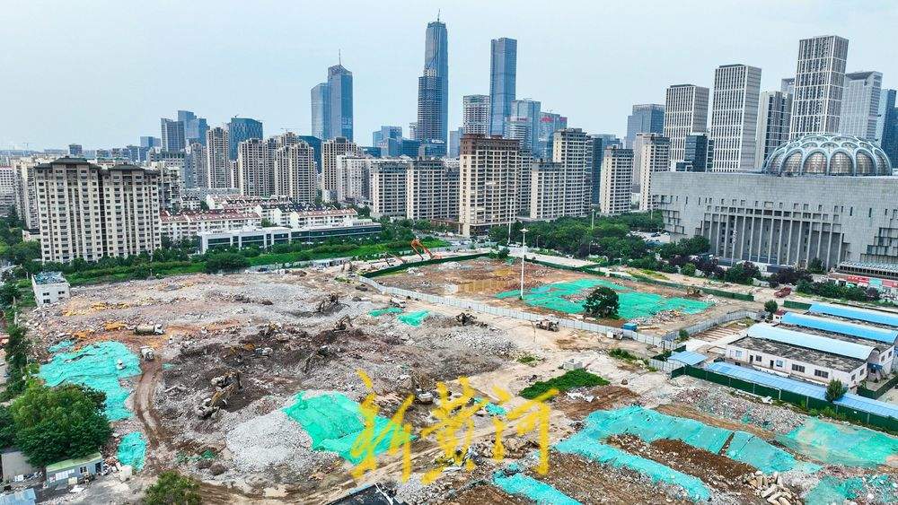 济南文博西片区一期地块拆除收尾，商业住宅开发同步启动