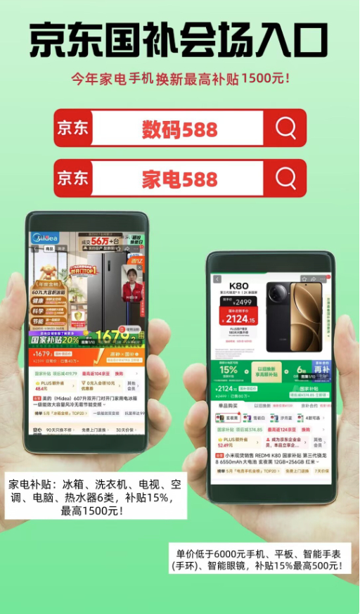 国补2026年最新政策动态消息：第二批国补625亿正式下达申领，4月24日起手机家电京东国补领取方法操作指南