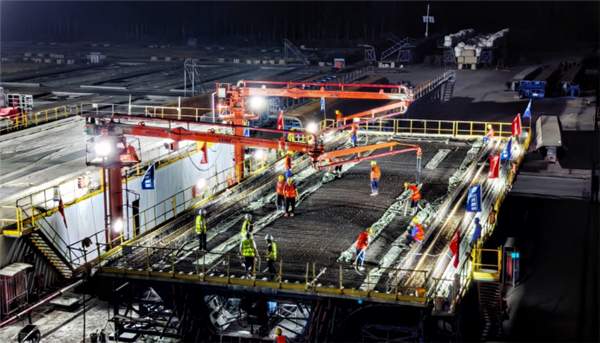 济滨高铁完成全线全部箱梁预制